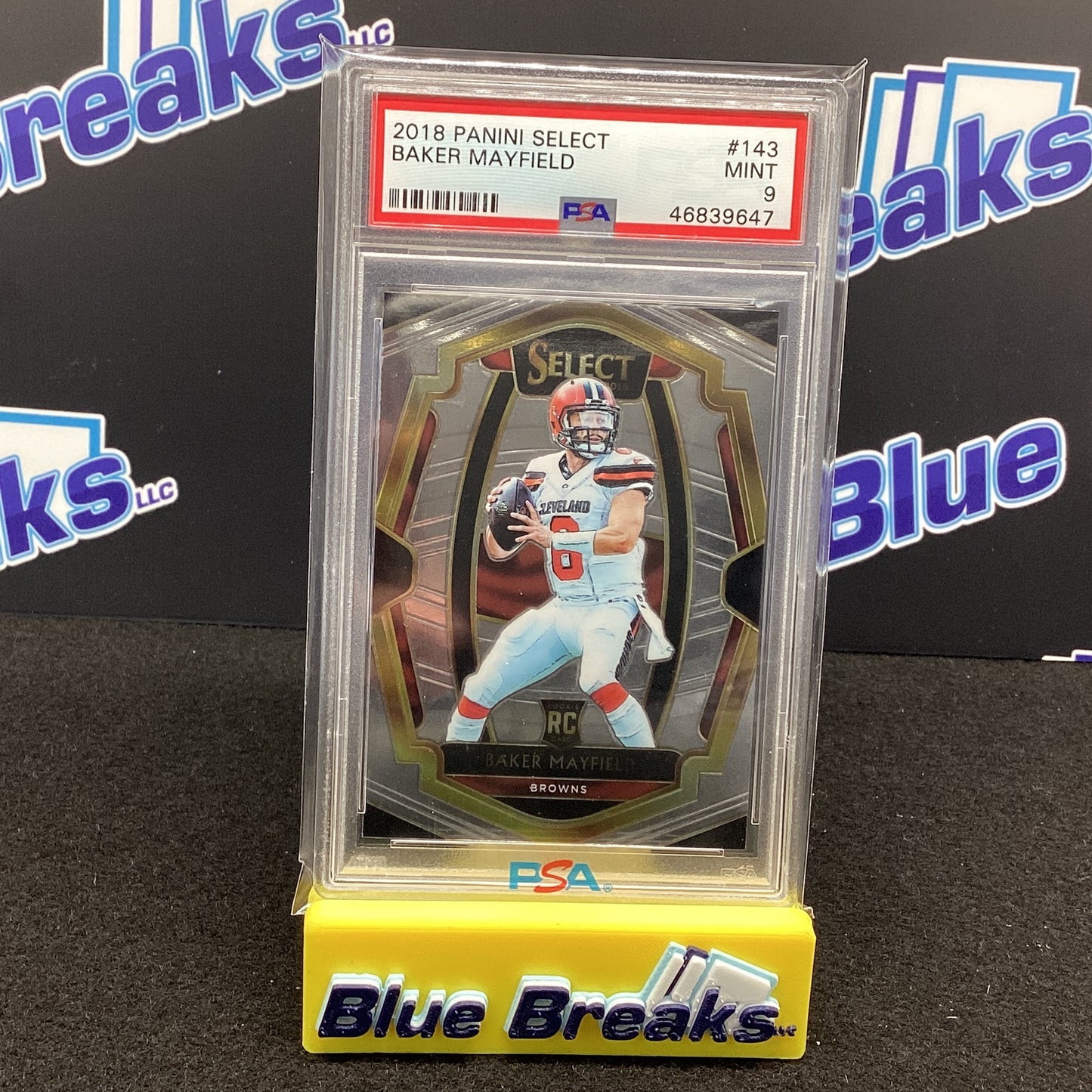 2018 Panini Select - Baker Mayfield PSA 9 #143