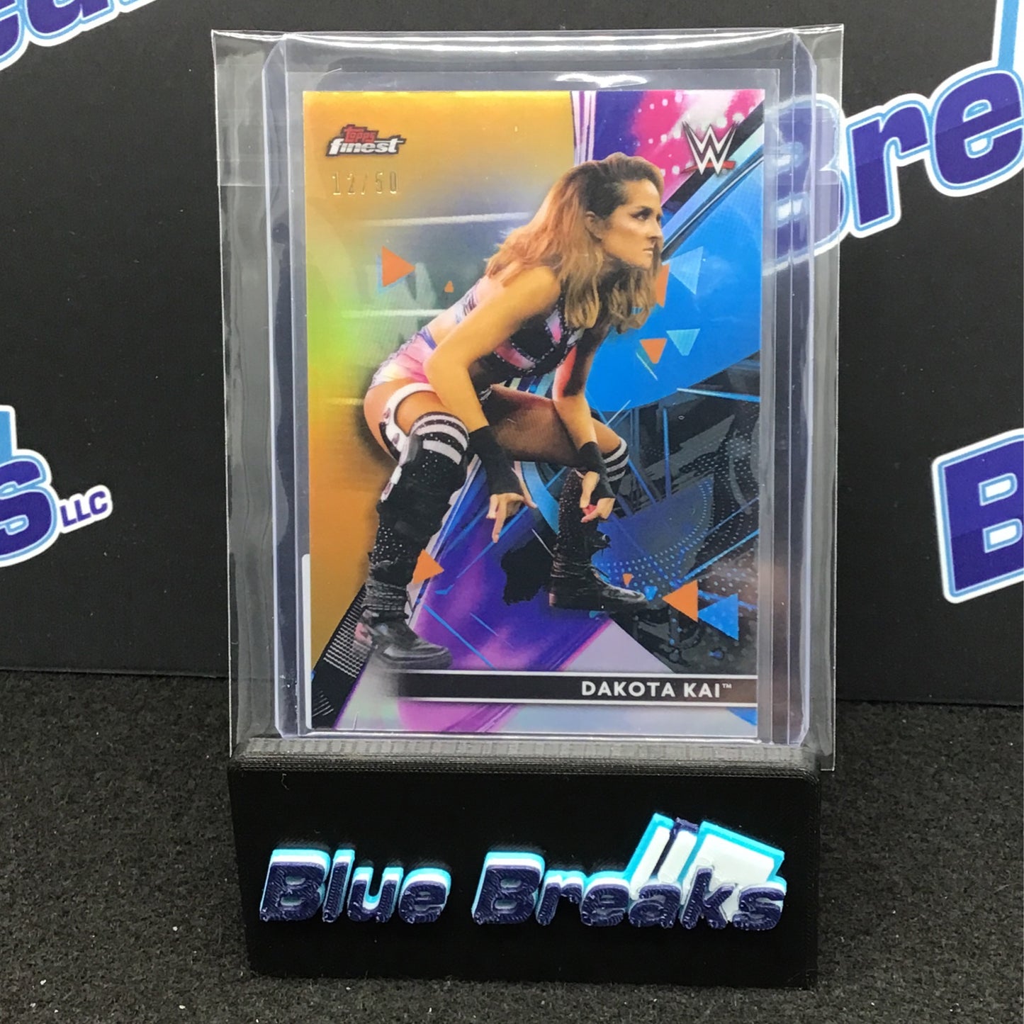 2021 Topps WWE - Dakota Kai - Finest - Gold - 12/50