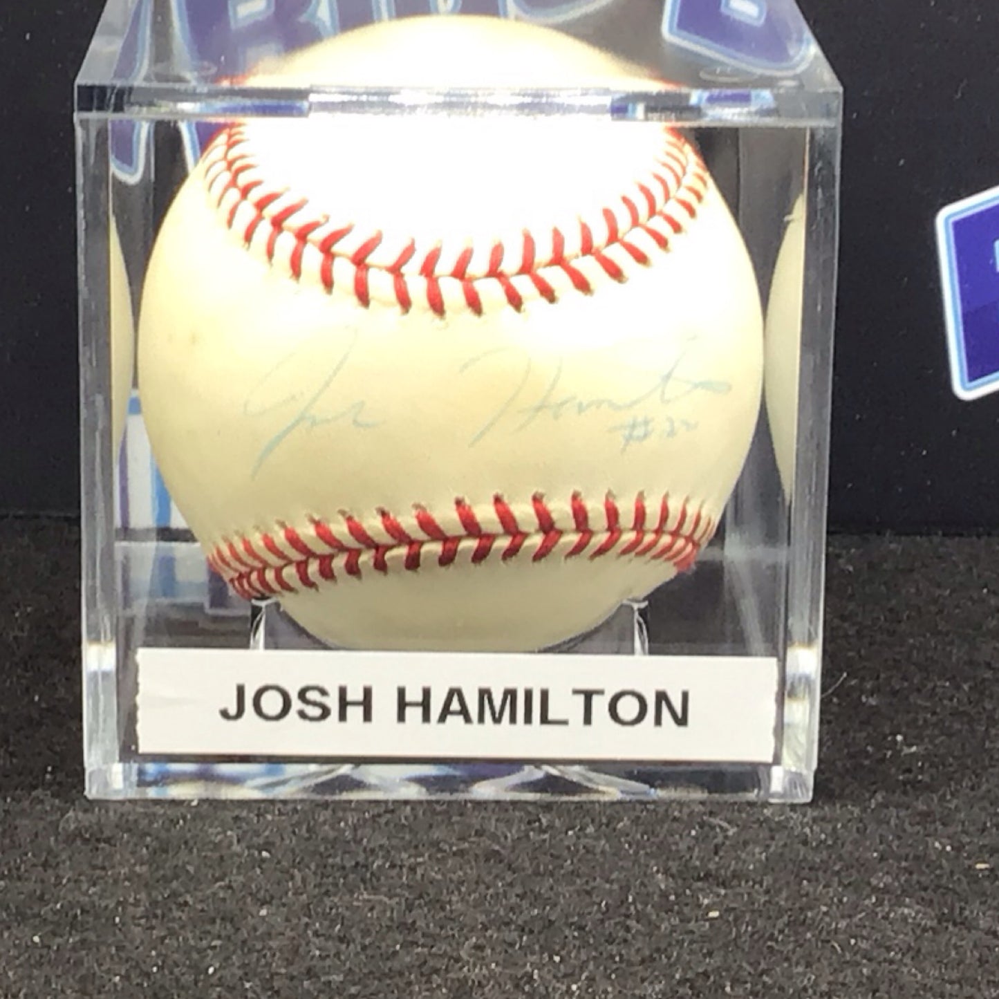 Josh Hamilton autographed baseball