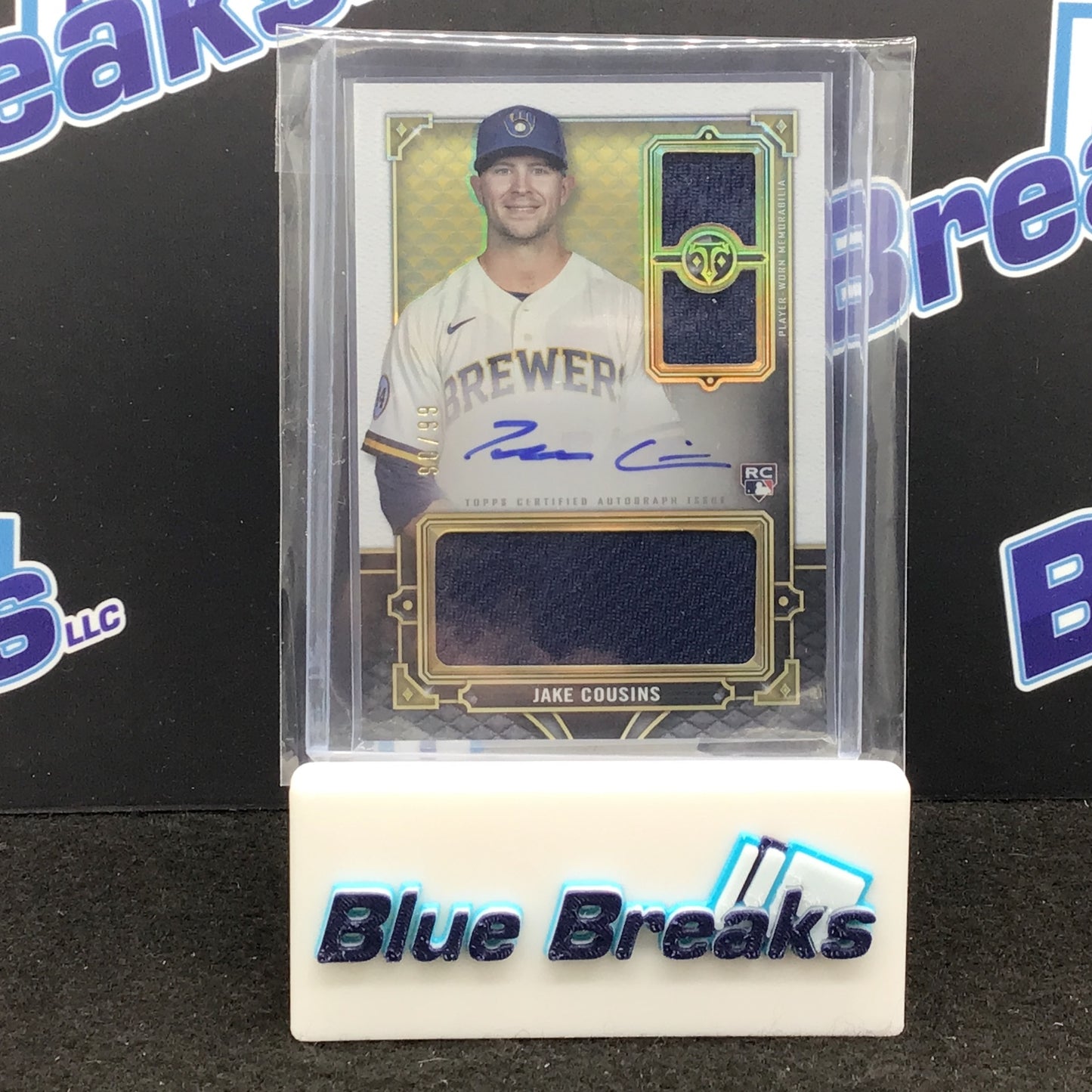 2022 Topps - Triple Threads - Jake Cousins - Milwaukee Brewers - 90/99