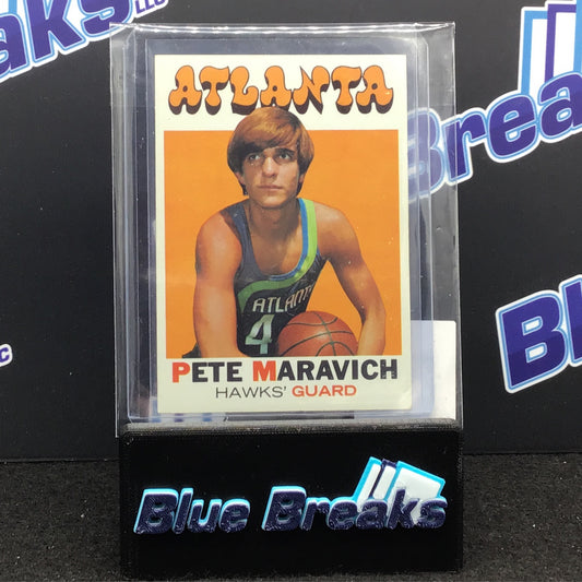 1971-72 Topps Pete Maravich #55 Hawks