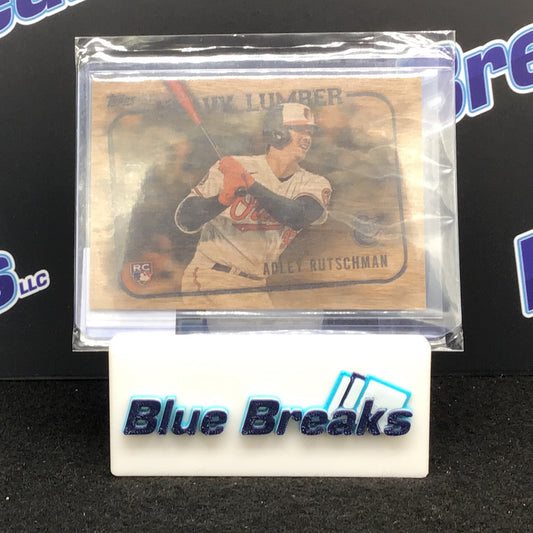 2023 Topps Series 1 Heavy Lumber Adley Rutschman RC #HL-35 Orioles