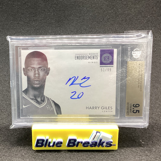 2017-18 Panini Encased - Harry Giles #134 Bec 9.5 51/99