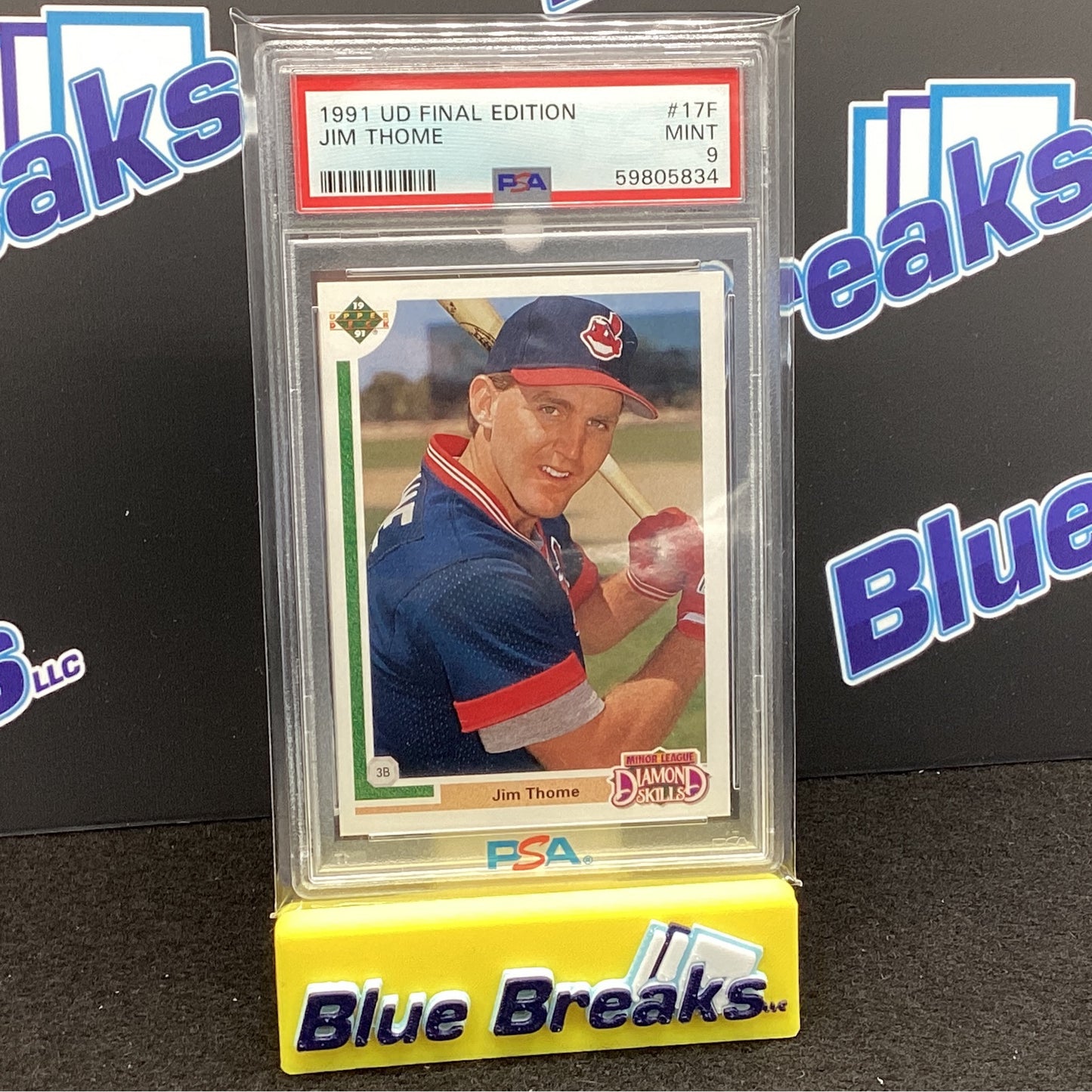 1991 UD Final Edition - Jim Thome #17F PSA 9