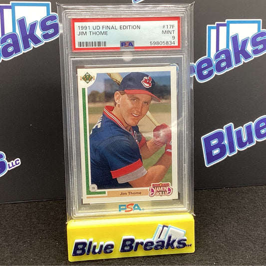 1991 UD Final Edition - Jim Thome #17F PSA 9