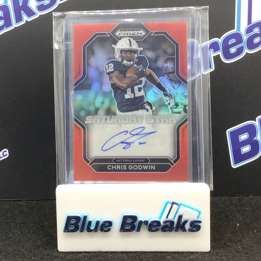 2023 Panini - Prizm Draft Picks - Chris Godwin - Saturday Star - 13/49 - Nittany Lions