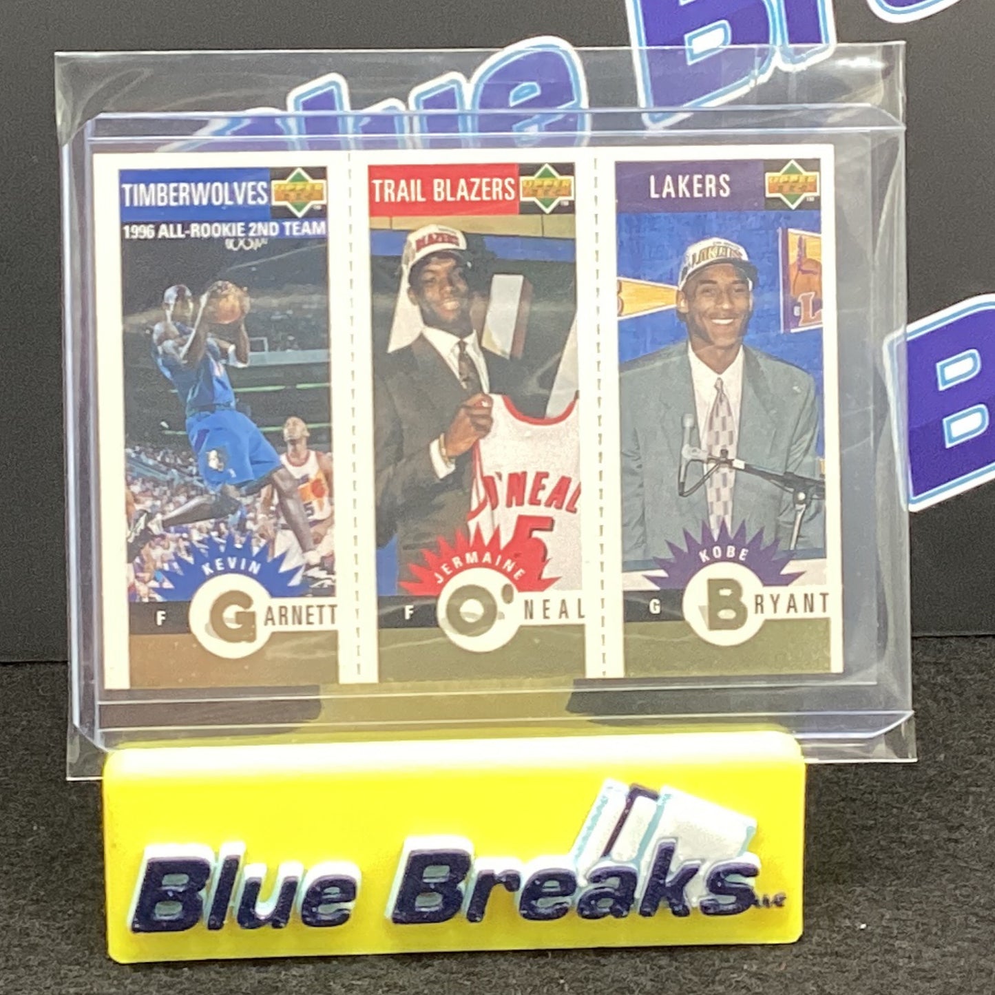 1996-97 Collector's Choice GOLD Bryant/O’Neal/Garnett M129/M158/M139 RC 2-HOF NM