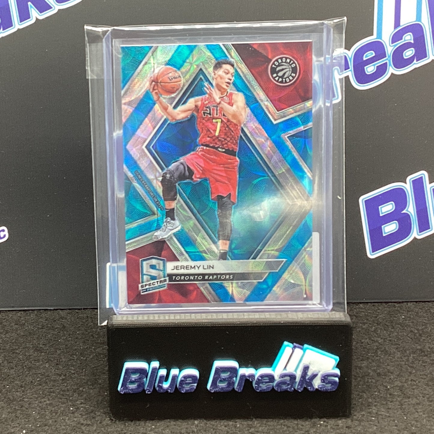 2018-19 Panini Spectra Blue Scope Jeremy Lin 69/75 #11 Raptors