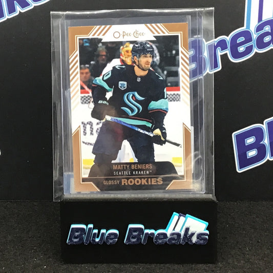 2022-23 Upper Deck - O-Pee-Chee - Matty Beniers - Seattle Kraken - #R-9