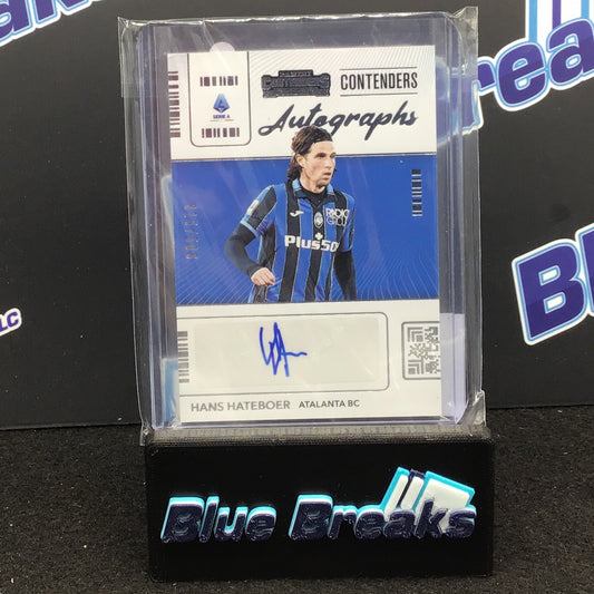 2021-22 Panini Chronicles Contenders Serie A Hans Hateboer auto 315/500 #CA-HBR Atalanta BC