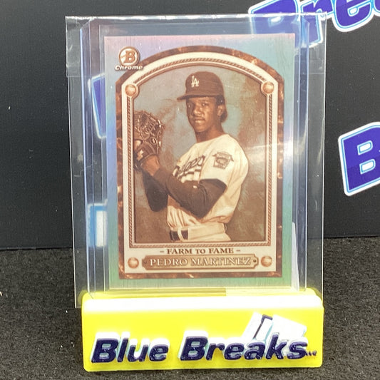 2020 Bowman Chrome Farm to Fame Pedro Martinez FTF-PM