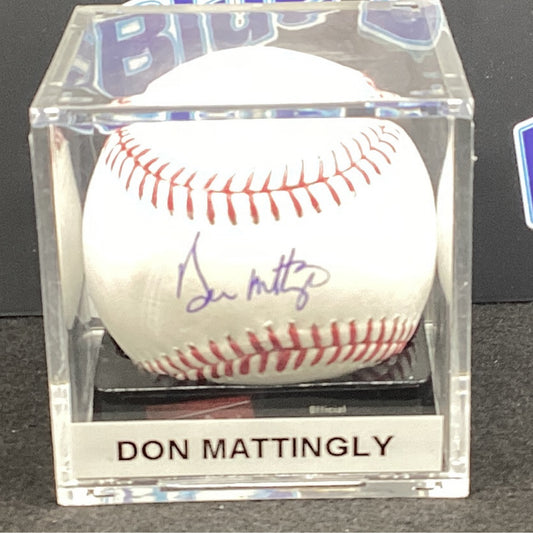 Don Mattingly Autographed Baseball