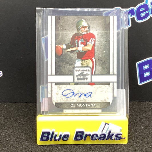 2022 Ultimate Leaf Metal Draft Joe Montana auto BA-JM2