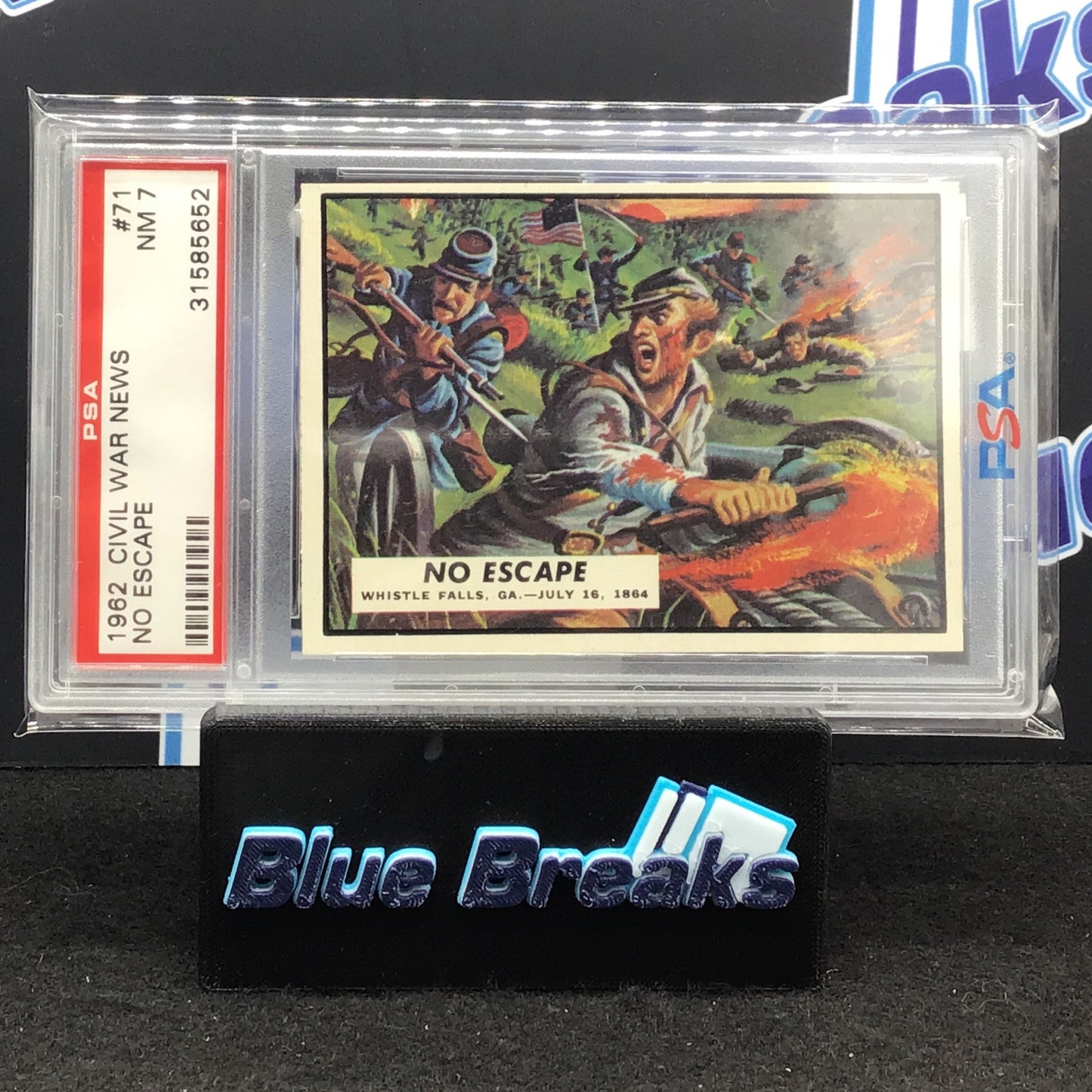 1962 Civil War News - No Escape - #71 - PSA 7