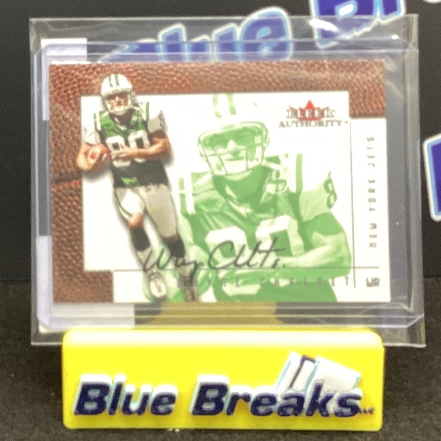 2001 Fleer Authority Wayne Chrebet auto