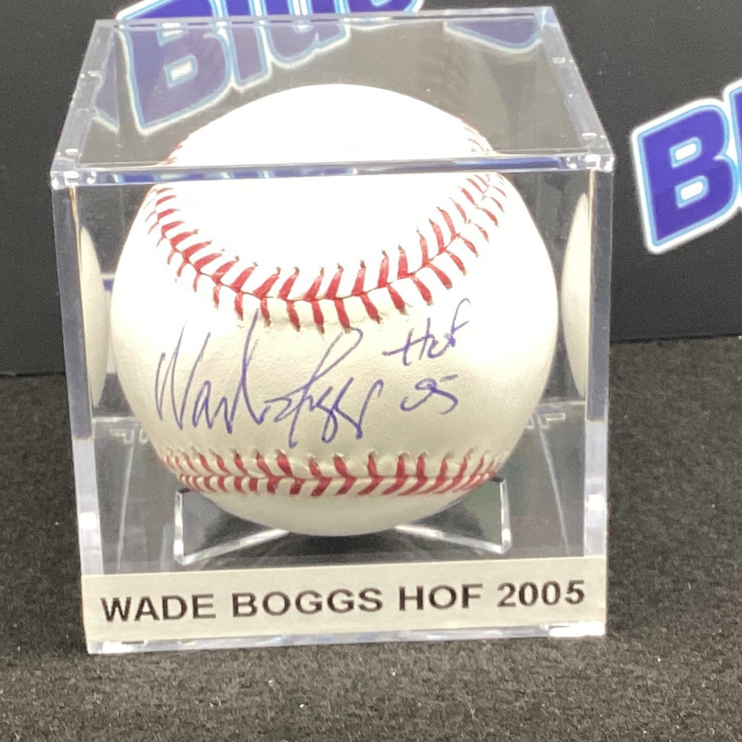 Wade Boggs - Hall of Fame - 2005 Autographed Baseball