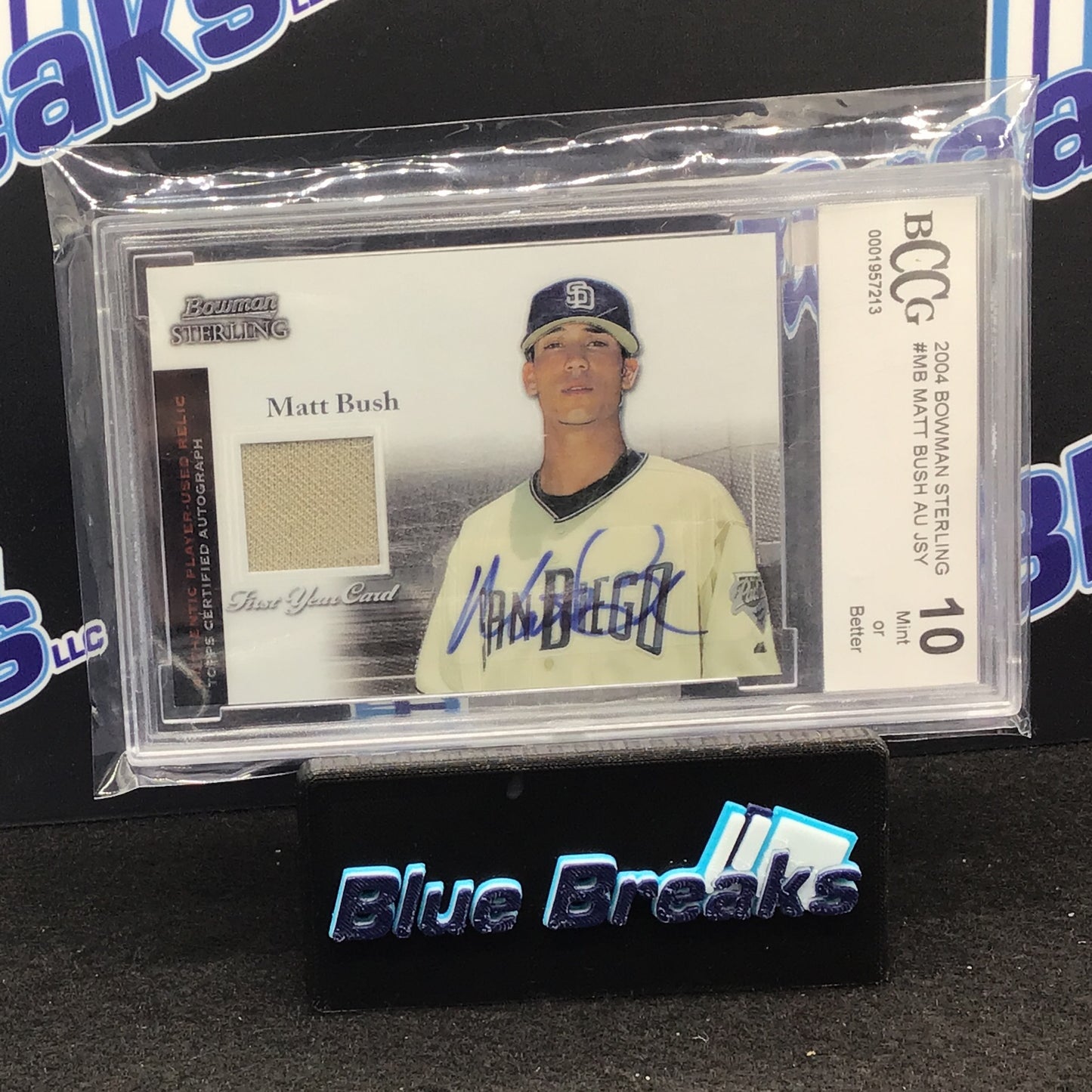 2004 Bowman Sterling - Matt Bush - San Diego Padres - BS-MB BCCG10