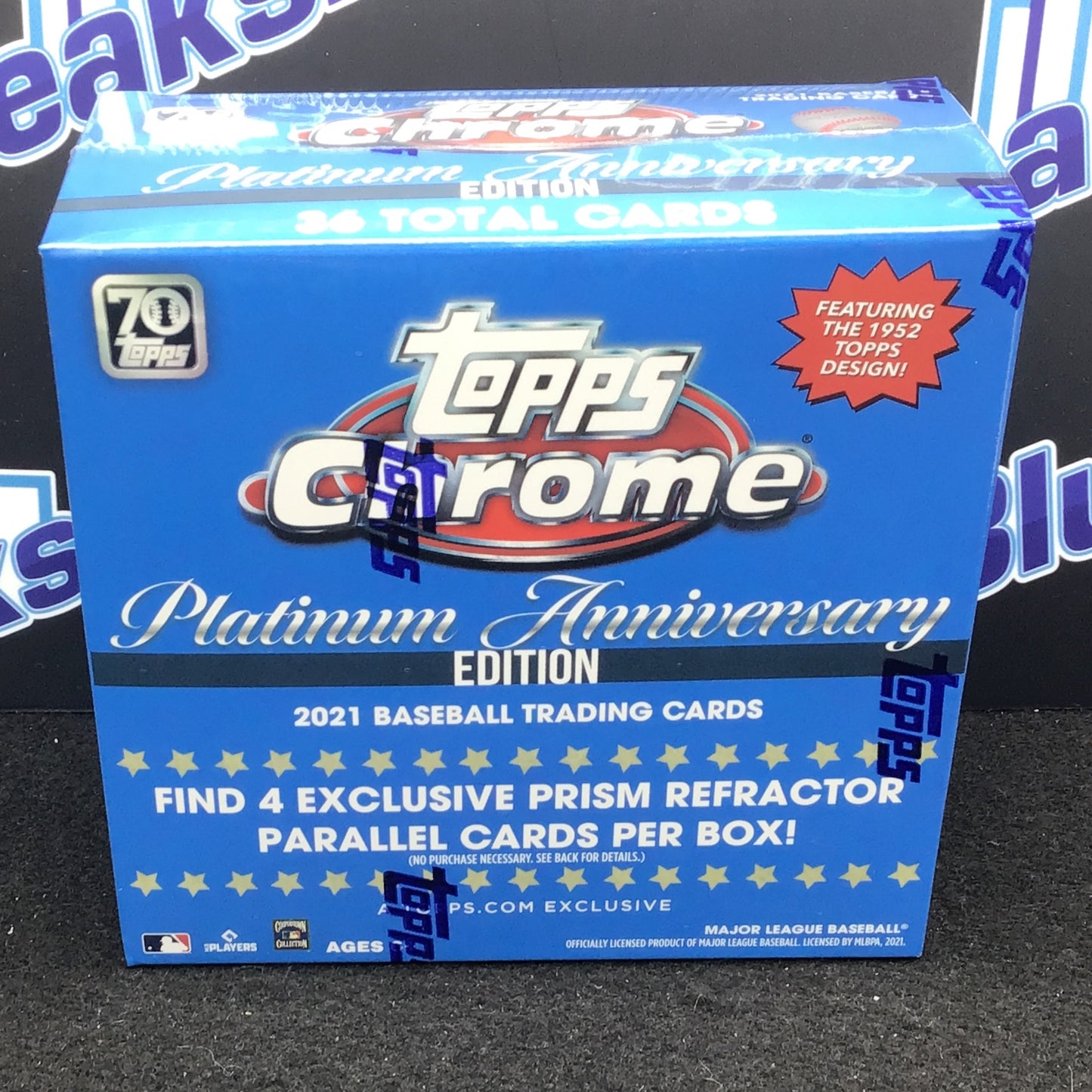 2021 Topps Chrome Platinum Anniversary Mega Box