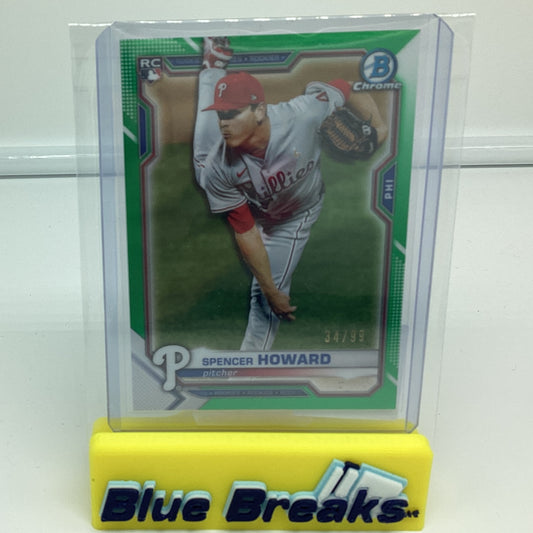 2021 Bowman Chrome - Spencer Howard 34/99