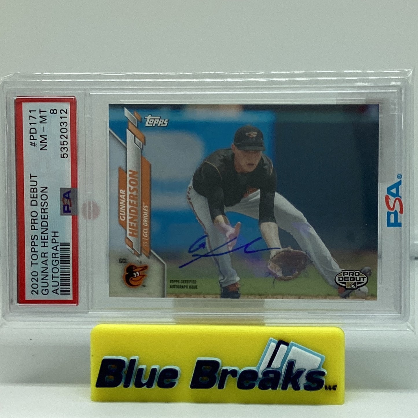 2020 Pro Debut - Gunnar Henderson NM 8