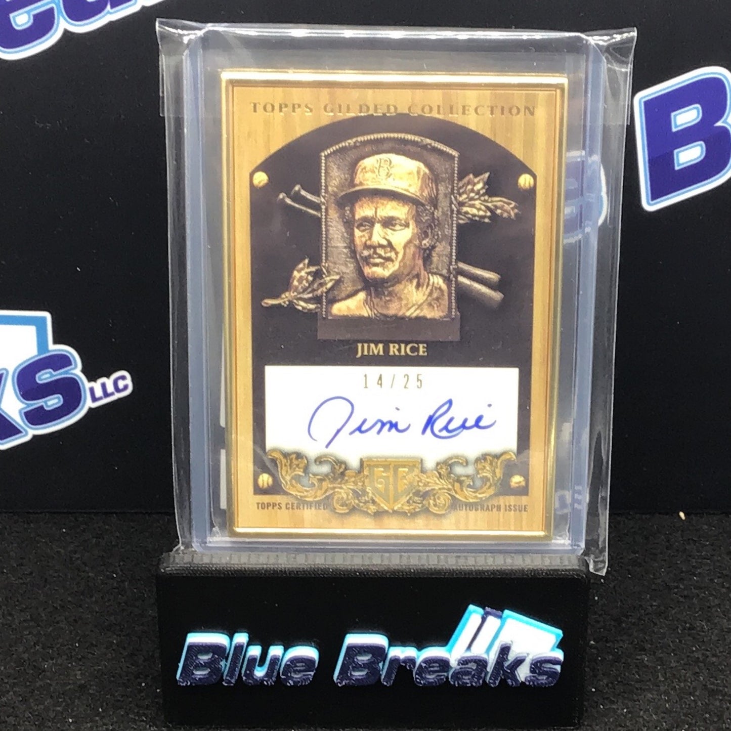 2022 Topps Gilded - Jim Rice - HOF Plaque - 14/25 - Boston Red Sox