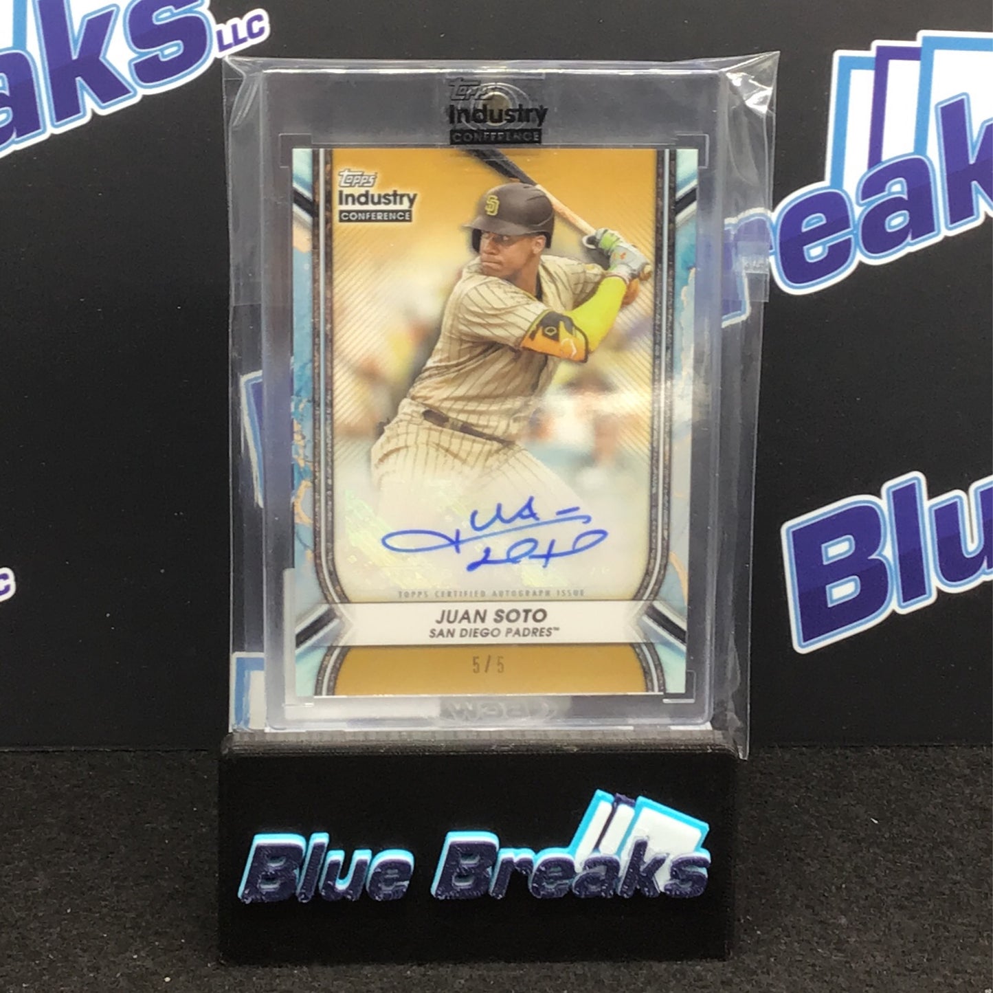2023 Topps Industry Conference Juan Soto auto 5/5 #A-JS Padres