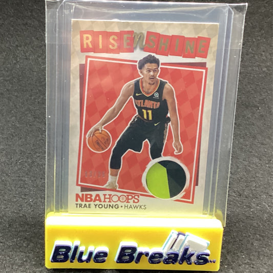2018-19 Hoops Rise n Shine - Trae Young relic 13/25 #RNS-TY Hawks