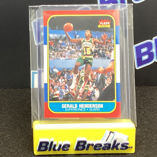 1986 Fleer - Gerald Henderson #45
