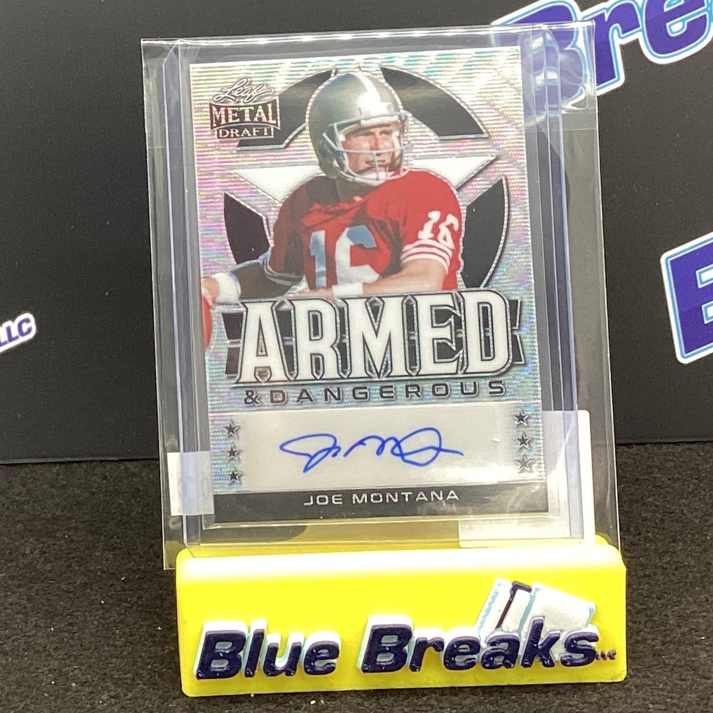 2022 Leaf Metal Draft Armed & Dangerous Joe Montana 10/30 #AD-JM1