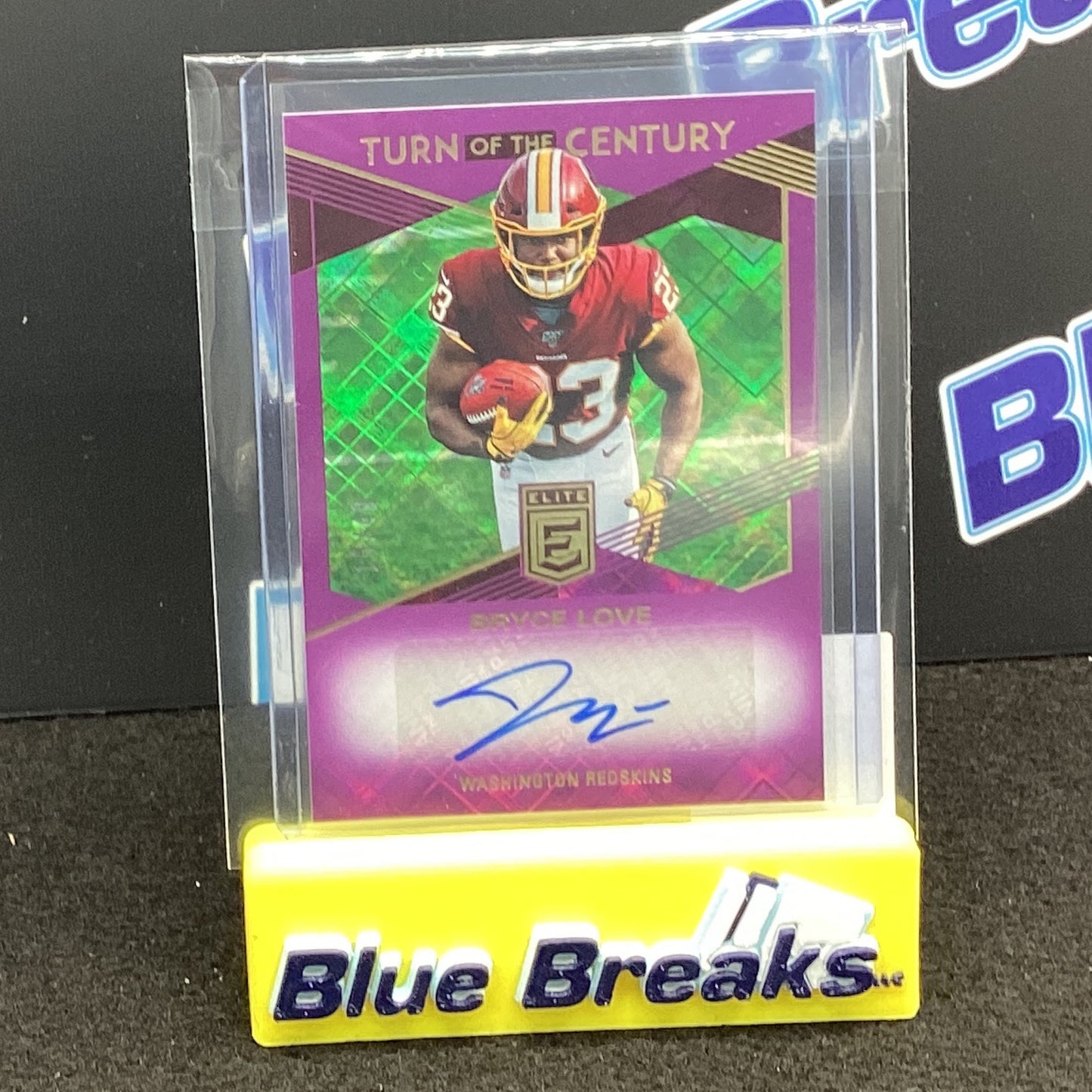 2019 Panini Donruss Elite Turn of the Century Bryce Love auto 15/49 TC-BL