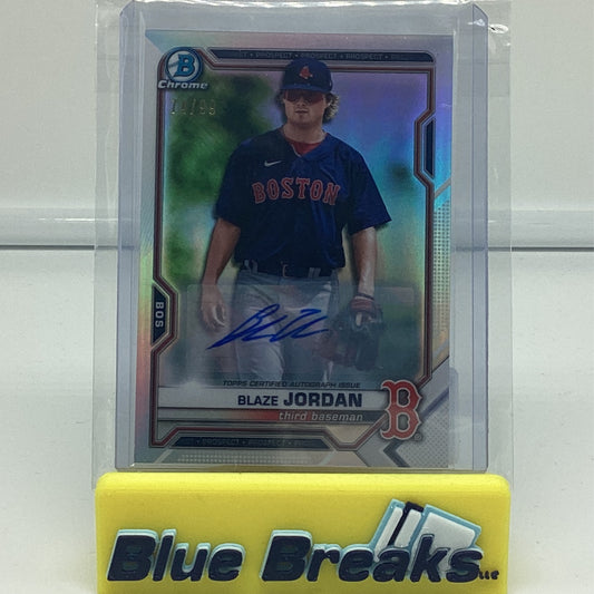 2021 Bowman Chrome - Blaze Jordan 74/99