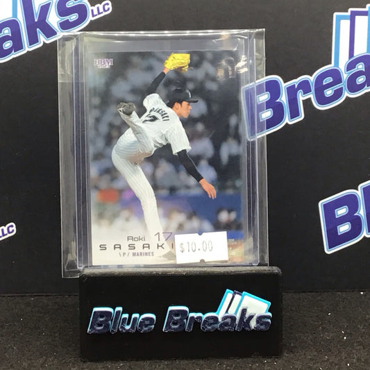 2023 BBM Baseball Magazine 1st Version Roki Sasaki #113 Marines