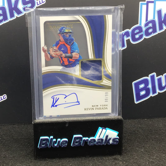 2023 Panini - Kevin Parada - Immaculate - New York Mets - 99/99