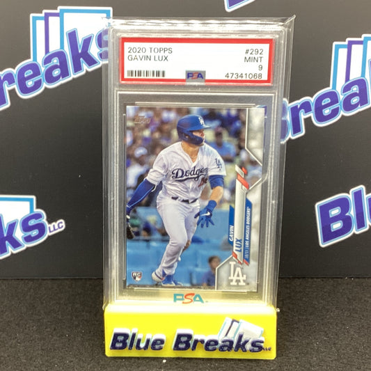 2020 Topps - Gavin Lux - #292 PSA 9