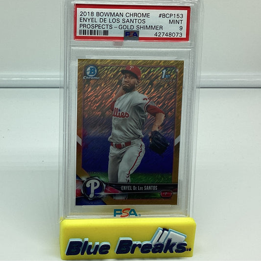 2018 Bowman Chrome - Enyel De Los Santos Mt 9