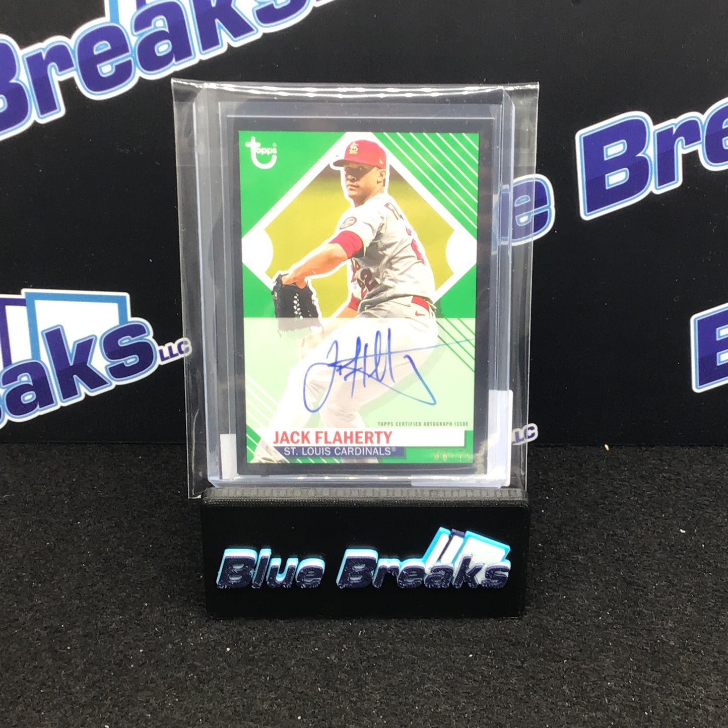 2021 Topps Brooklyn Collection Jack Flaherty auto 06/75 #BKA-JF Cardinals