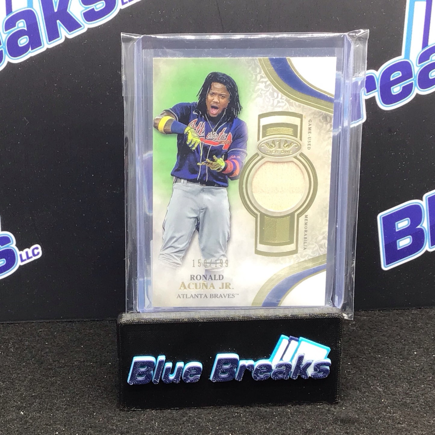2021 Topps Tier One Ronald Acuna Jr relic 150/199 #T1R-RAJ Braves