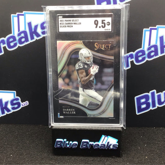 2021 Panini Select Silver Prizm Darren Waller #321 SGC 9.5 Raiders