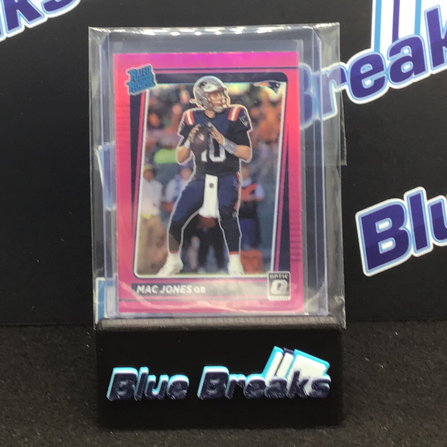 2021 Panini Donruss Optic - Mac Jones - New England Patriots - Rated Rookie - Pink 206