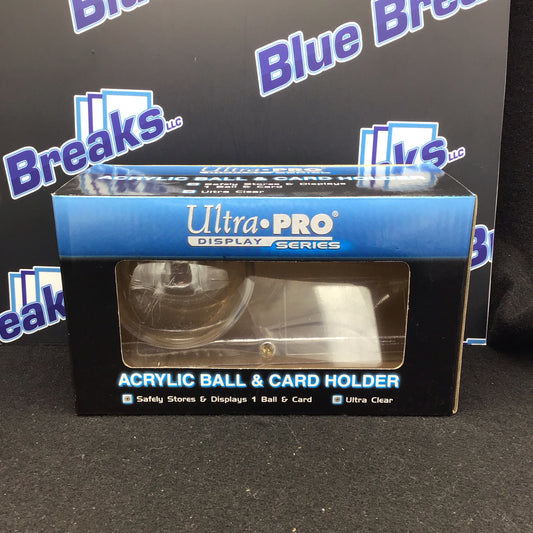 Ultra Pro Acrylic Ball & Card Holder