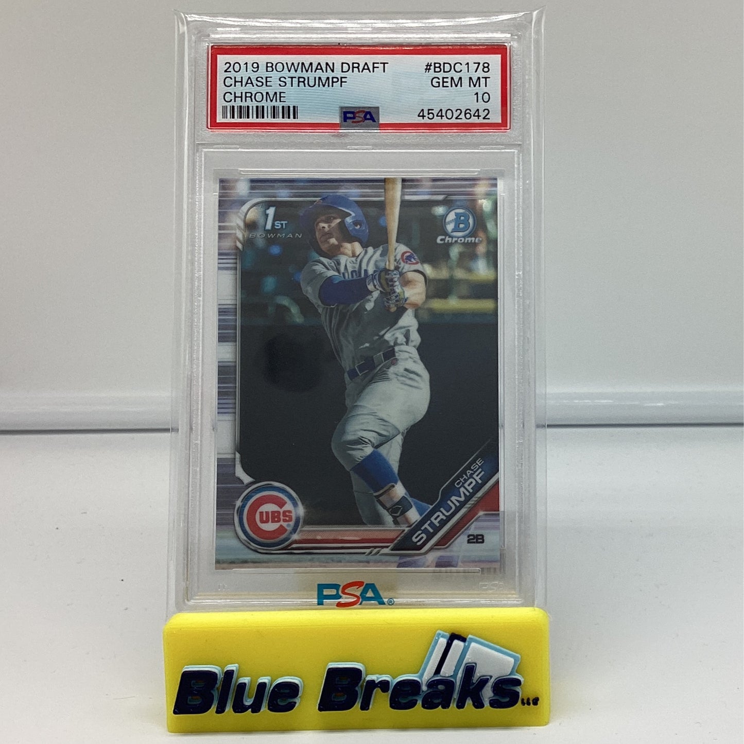 2019 Bowman Draft - Chase Strumpf Gem 10