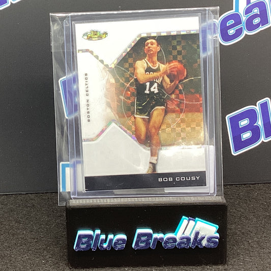 2005 Topps Finest X-Factor Bob Cousy 091/199 #138 Celtics