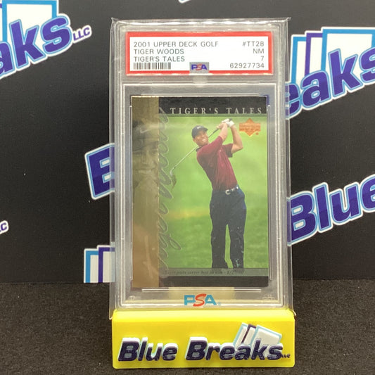 2001 Upper Deck Golf - TT28 PSA 7