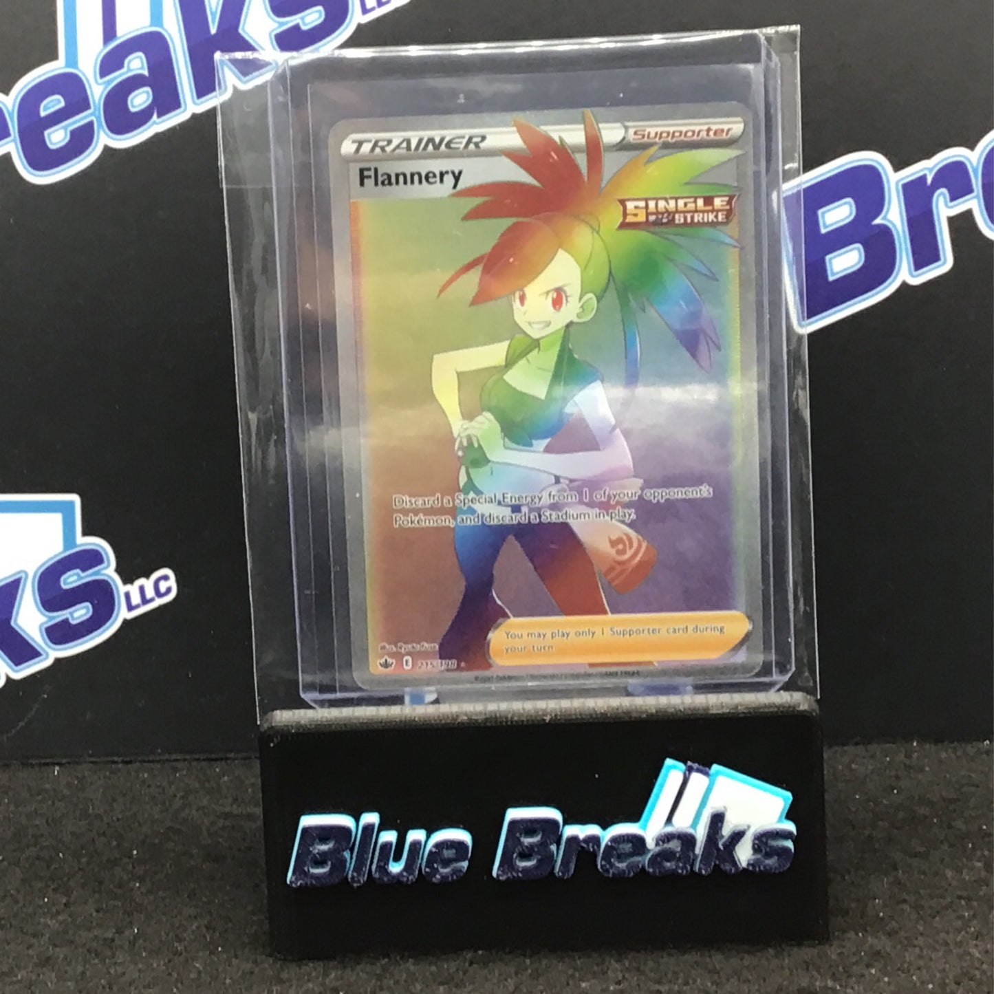 Pokémon Chilling Reign Flannery - Trainer Full Art Rainbow Secret Rare