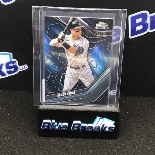 2023 Topps Chrome Black Aaron Judge 74/75 #1 Yankees