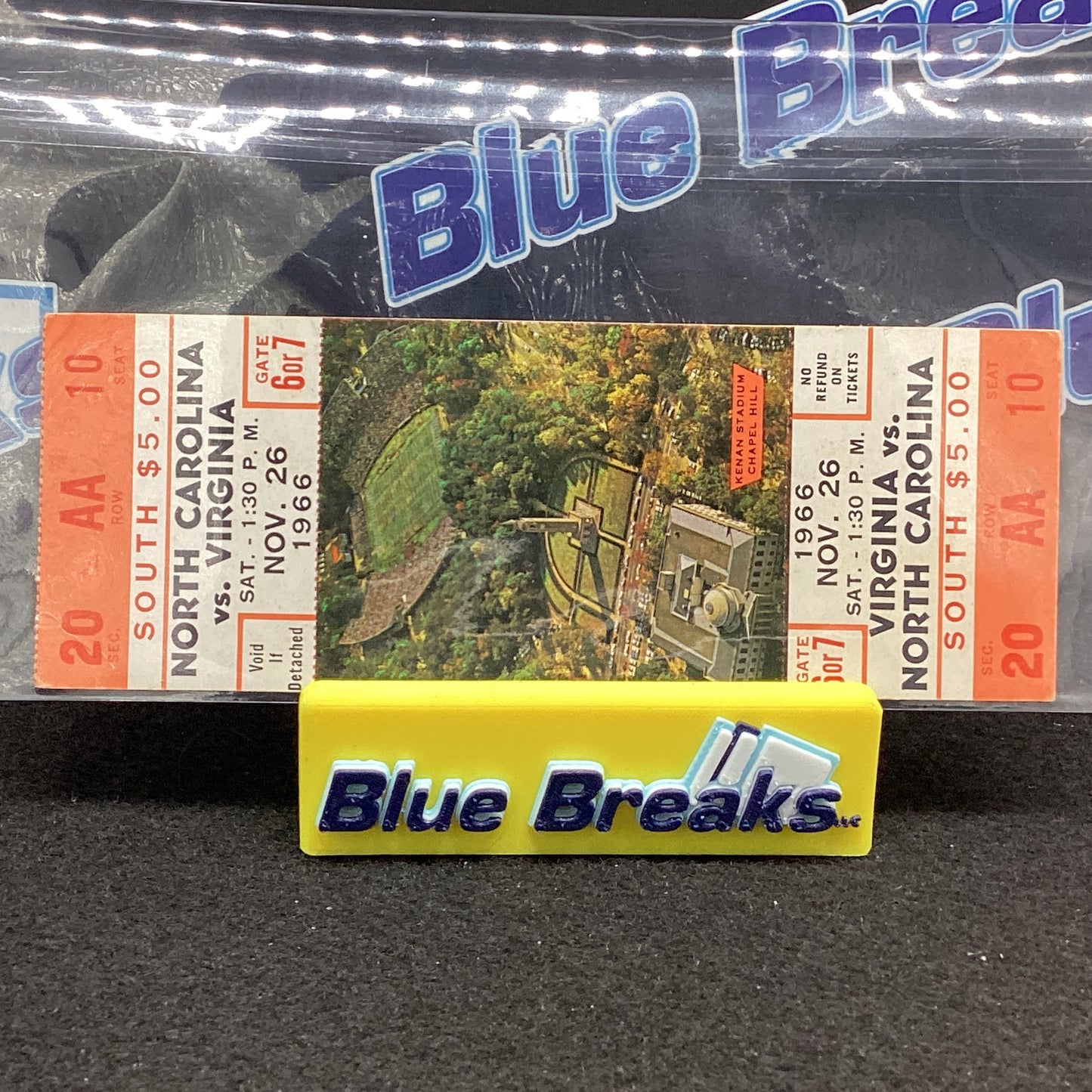 1966 Ticket - Virginia vs North Carolina