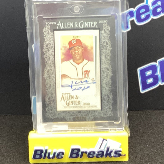 2020 Allen & Ginter Black - Juan Soto auto 13/25