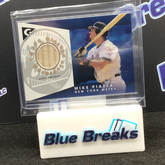 2005 Topps Gallery - Mike Piazza - GO-MPB - Bat - New York Mets