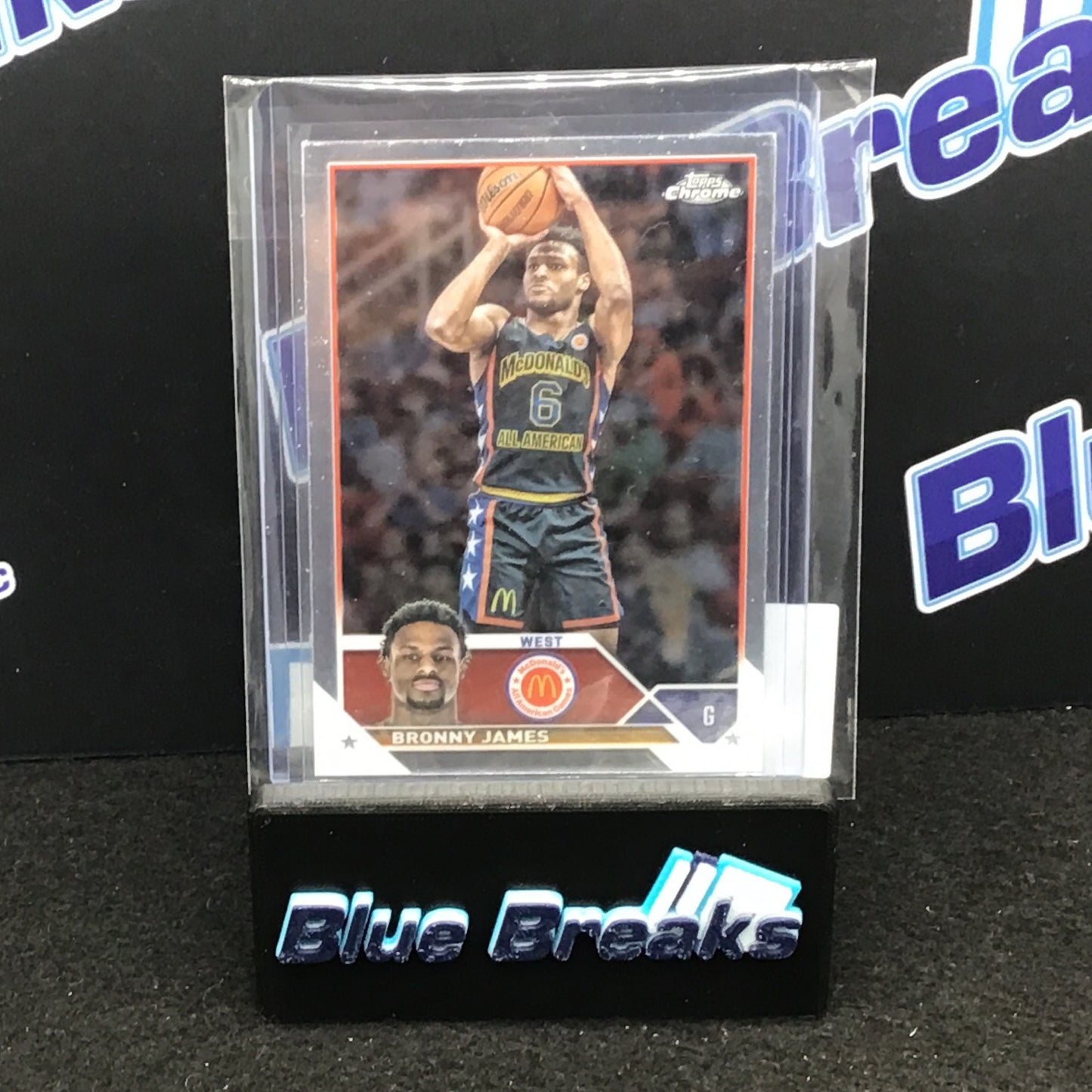 2023 Topps Chrome McDonald's All American Games Bronny James #20