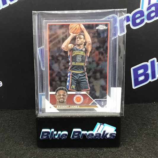 2023 Topps Chrome McDonald's All American Games Bronny James #20